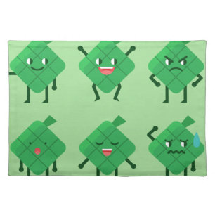 kawaii Ketupat Cloth Placemat