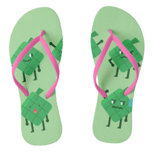 kawaii Ketupat shoes sandals flip flops