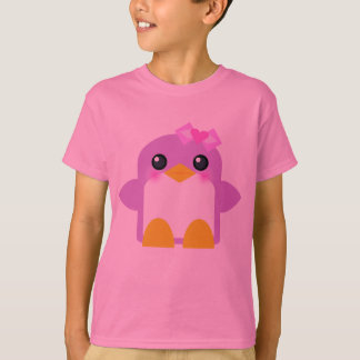 kawaii kids penguin girl pink sweety tweety T-Shirt