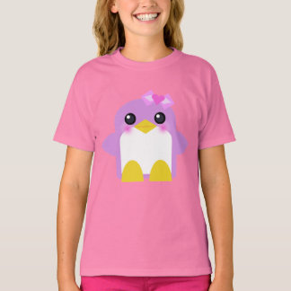 kawaii kids penguin girl pink sweety tweety T-Shirt