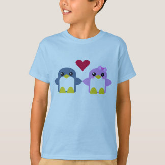 kawaii kids penguins love sweety tweety T-Shirt
