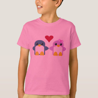 kawaii kids penguins love sweety tweety T-Shirt