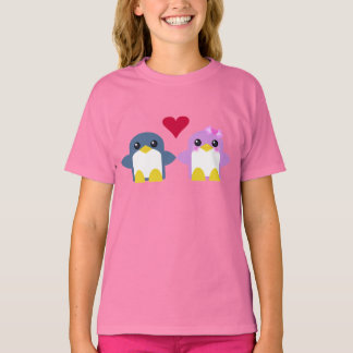 kawaii kids penguins love sweety tweety T-Shirt