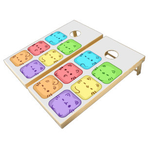 Kawaii Kitty Cat Cornhole Set