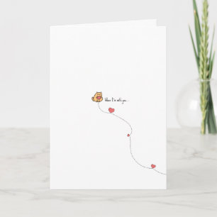 Kawaii Kitty Cat Pun Valentine Card