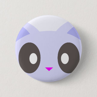 kawaii kitty closeup pinback button