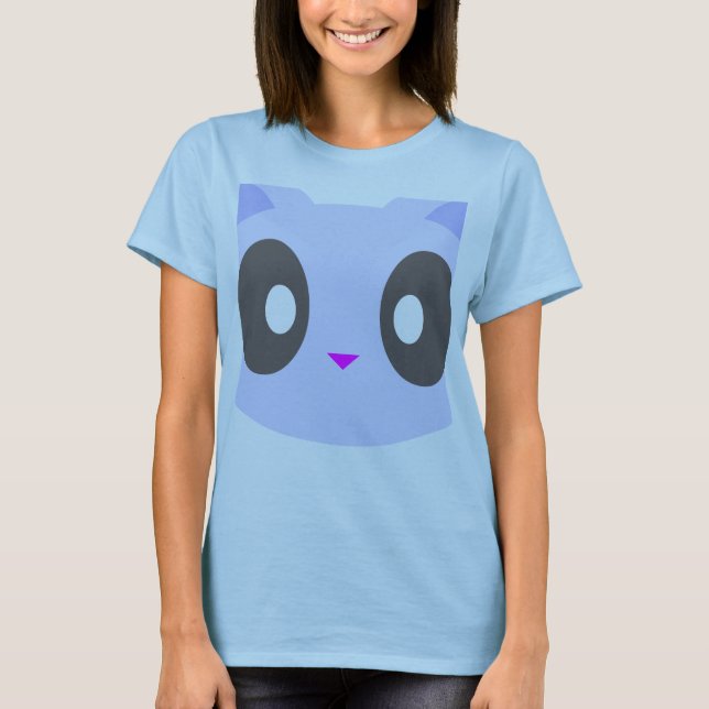 kawaii kitty closeup T-Shirt (Front)