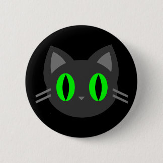 Kawaii Kitty Halloween Button