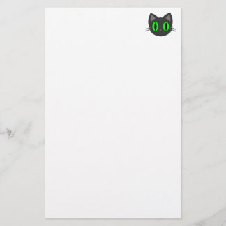 Kawaii Kitty Halloween Stationery