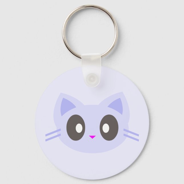 kawaii kitty keychain (Front)