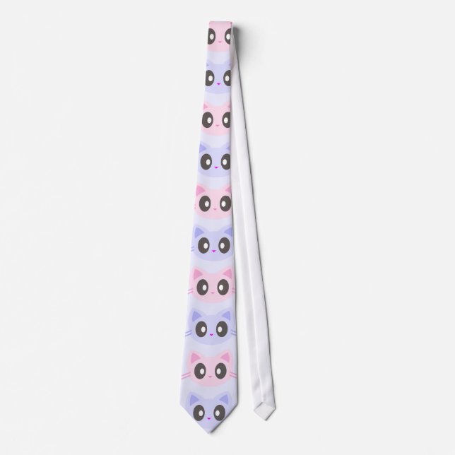 kawaii kitty neck tie (Front)