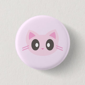 kawaii kitty pinback button