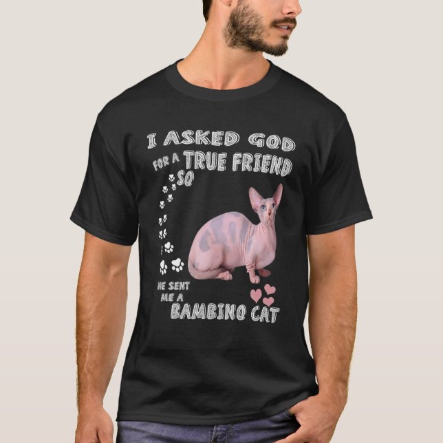Kawaii Kitty Saying Mom, Kitten Dad Print, Cute Ba T-Shirt (Front)