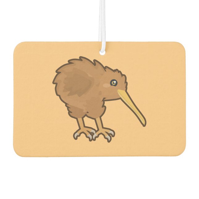 Kawaii Kiwi Air Freshener (Front)