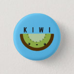 Kawaii | Kiwi | Badge Button