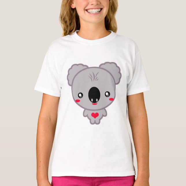 Kawaii Koala Bear Baby T-Shirt (Front)