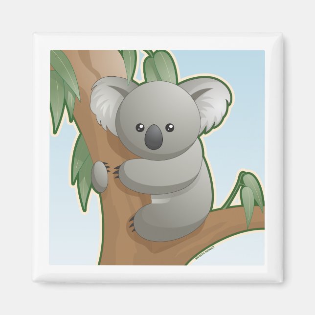 Kawaii Koala Magnet (Front)