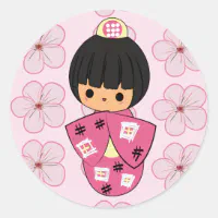 Kokeshi Doll Sticker Sheets, Small Kokeshi Doll Sticker Book, Japanese  Stickers, Kawaii Stickers, Cute Kokeshi Doll Stickers, Cute Stickers 