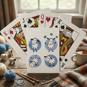 Kawaii Lamb Doodle Animal Poker Cards