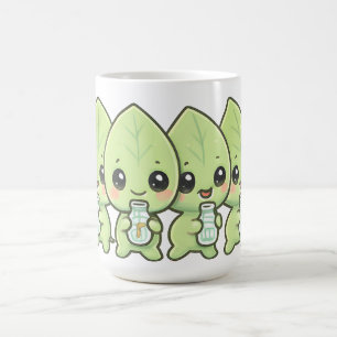 Kawaii Leaf Babies Parade Coffee Mug