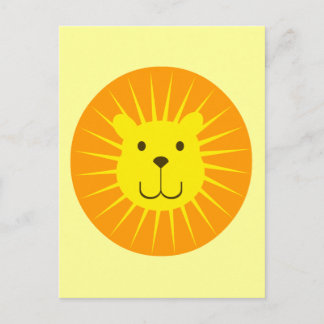 KAWAII LION SUNSHINE SWEETY POSTCARD