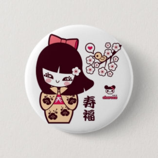 Kawaii Little Badge. Pinback Button