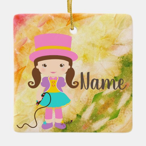 Kawaii Little Circus Girl Ornament