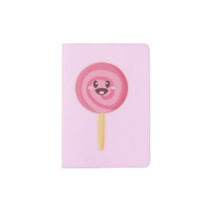 kawaii lollipop passport holder