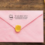 Kawaii Lucky Cat | Custom Name & Return Address Self-inking Stamp