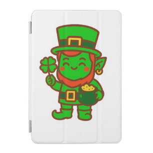 Kawaii Lucky Leprechaun iPad Mini Cover