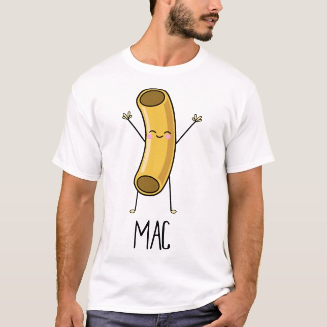 Kawaii Macaroni Mac T Shirt Cute BFF MEME t- Shirt (Front)