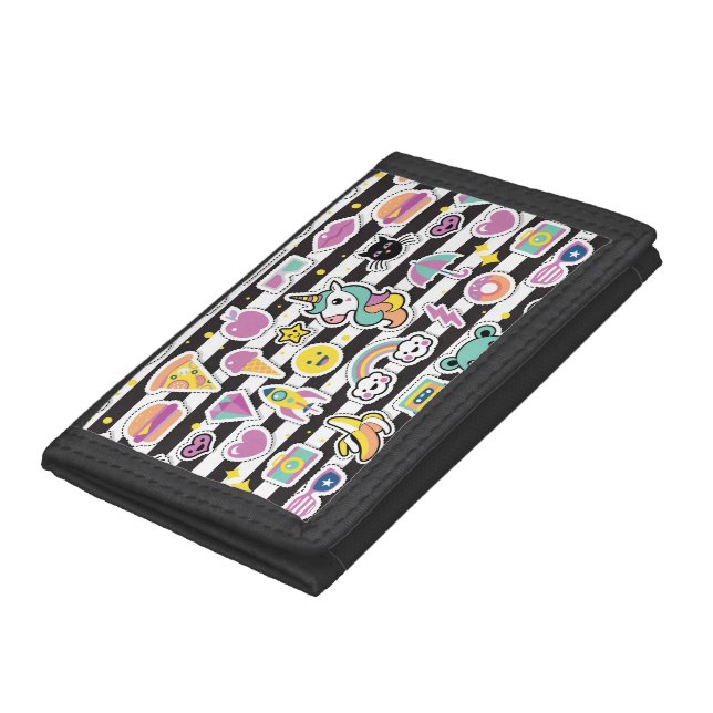Kawaii Magical Rainbow Unicorn Pastel Goth Wallet (Bottom)