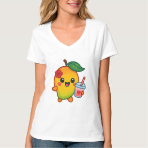 Kawaii Mango – Sweetheart Fruit with Heart Smoothi T-Shirt