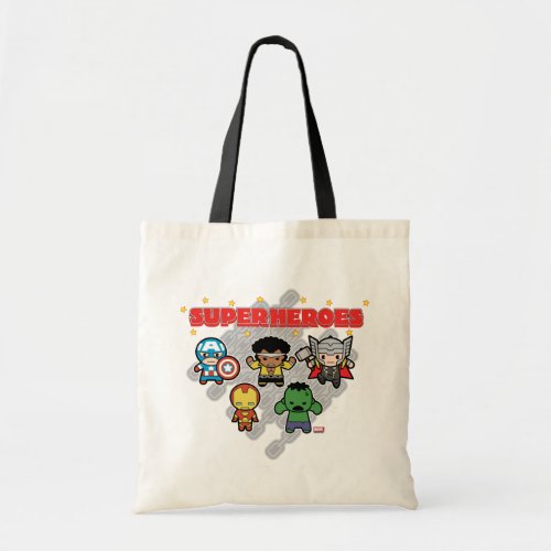 Kawaii Marvel Super Heroes Tote Bag