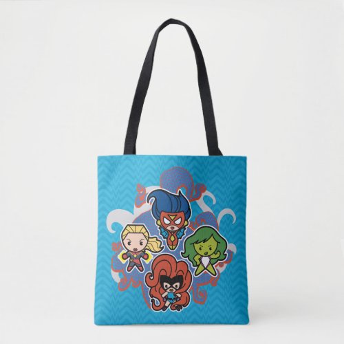 Kawaii Marvel Super Heroines Tote Bag