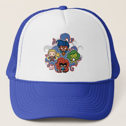 Kawaii Marvel Super Heroines Trucker Hat