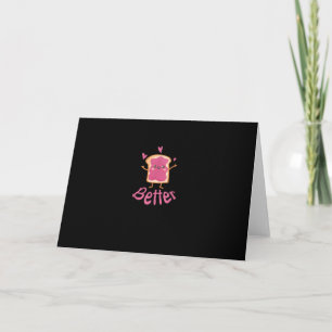 Kawaii Matching Couple Peanut Butter Jelly Better  Card