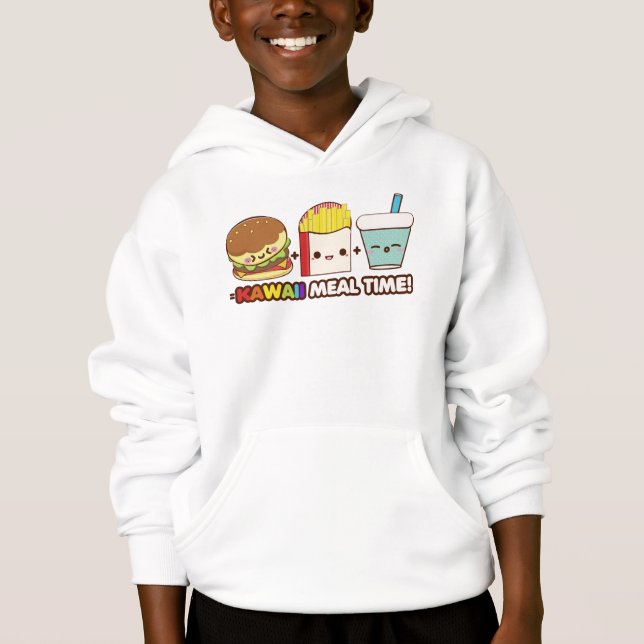 Kawaii Meal Time Hoodie (Front)