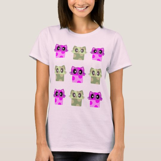 kawaii meowshroom meow mushroom kitty cat T-Shirt
