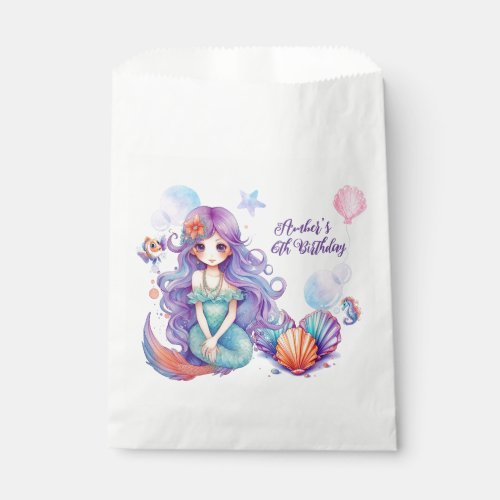 Kawaii Mermaid Party  Favor Bag
