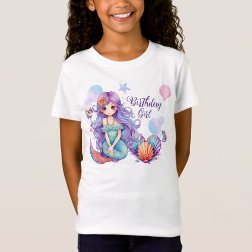 Kawaii Mermaid Party  T_Shirt