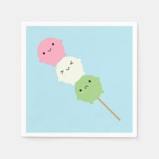 Kawaii Mochi Dango Napkins