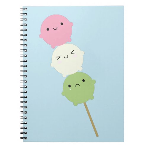 Kawaii Mochi Dango Notebook