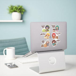 Kawaii Mochi & Dango Snack Shop Sticker