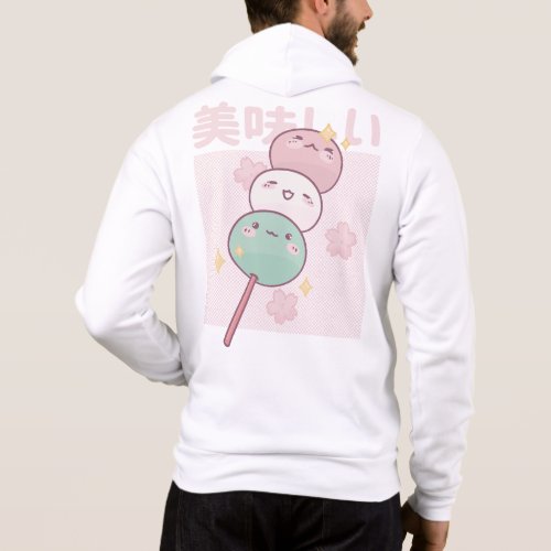 Kawaii mochis food design hoodie