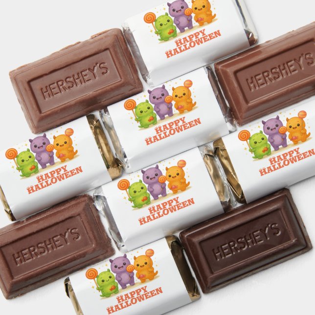 Kawaii Monsters & Lollipops Halloween  Hershey's Miniatures (Assorted)