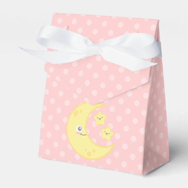 Kawaii Moon and Stars Gift Box (Front Side)