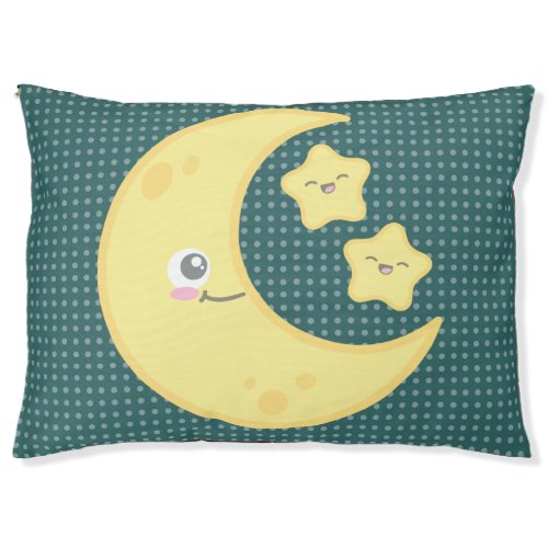 Kawaii Moon  Stars Dog Bed