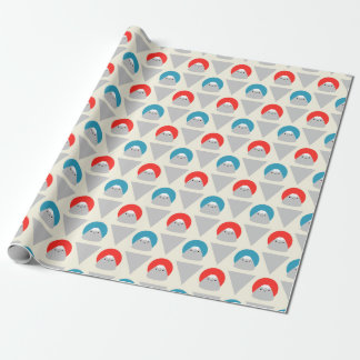 Kawaii Mt Fuji Dots Wrapping Paper
