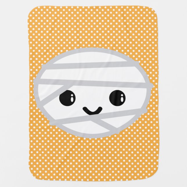 Kawaii Mummy Baby Blanket (Front)
